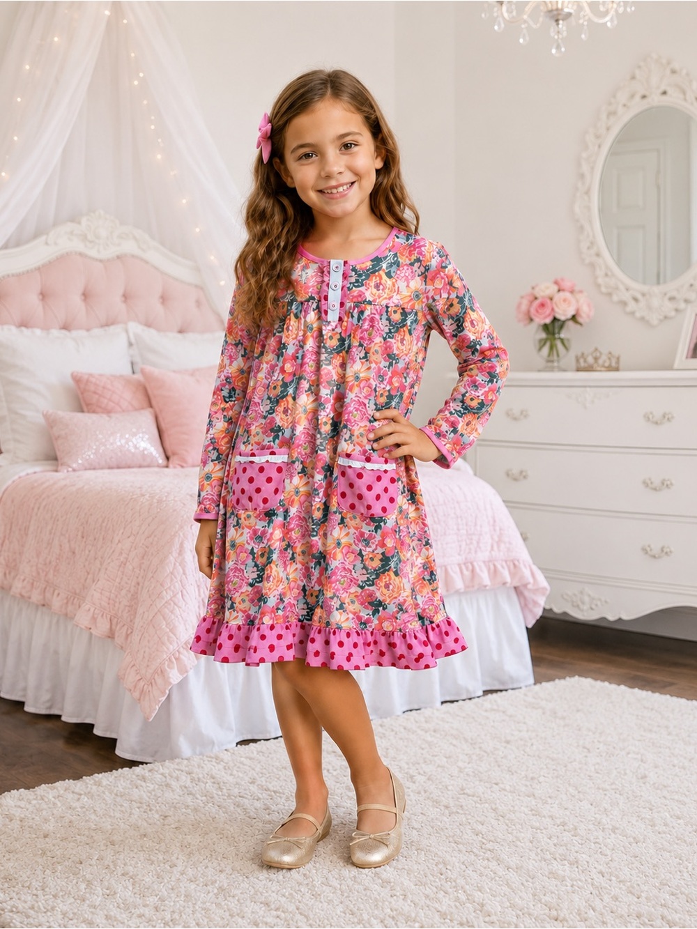 Matilda Jane Always dreaming Floral Nightgown NWOT